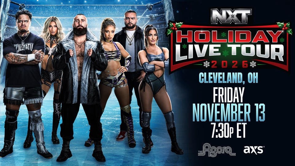 WWE NXT Holiday Tour 2026 dates