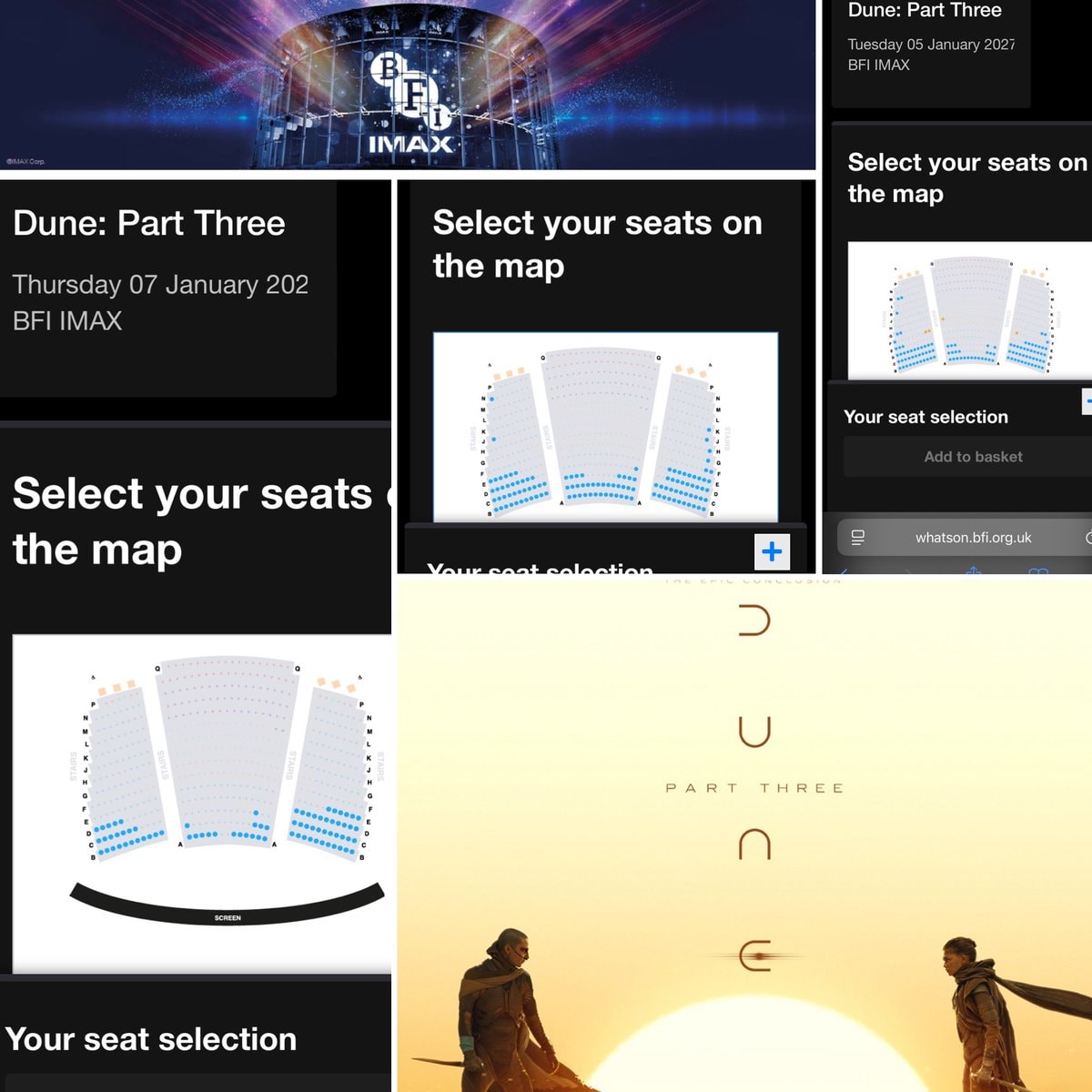 BFI IMAX adds 80 Dune Part Three screenings