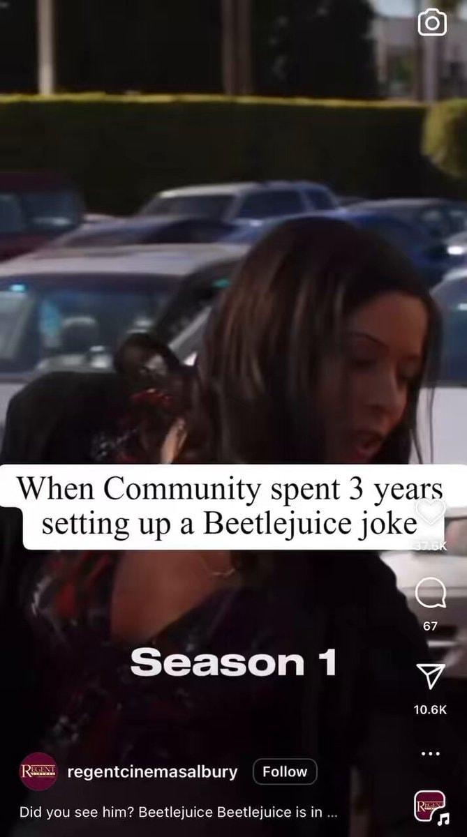Community Beetlejuice background gag