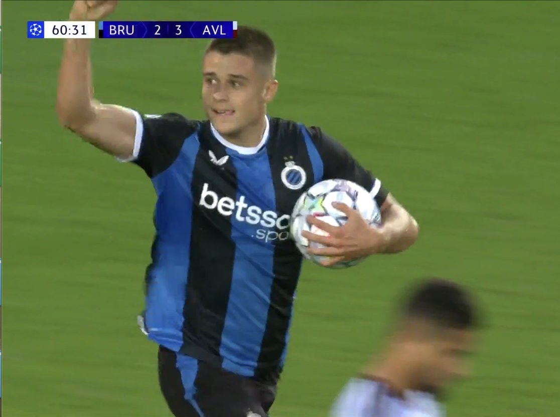 Nicolò Tresoldi Club Brugge BRU win