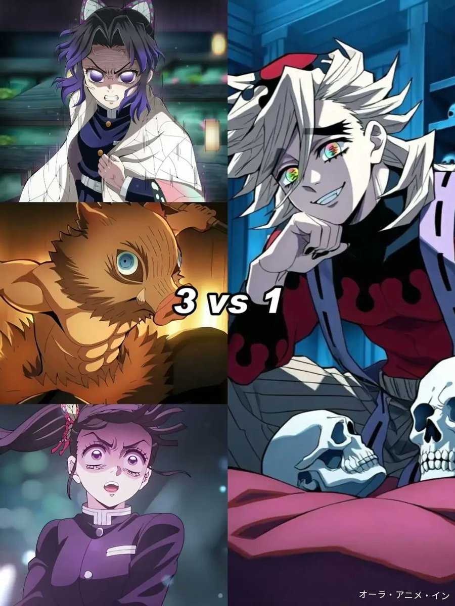 Demon Slayer 3 vs 1 Douma (photo 1 of 3)