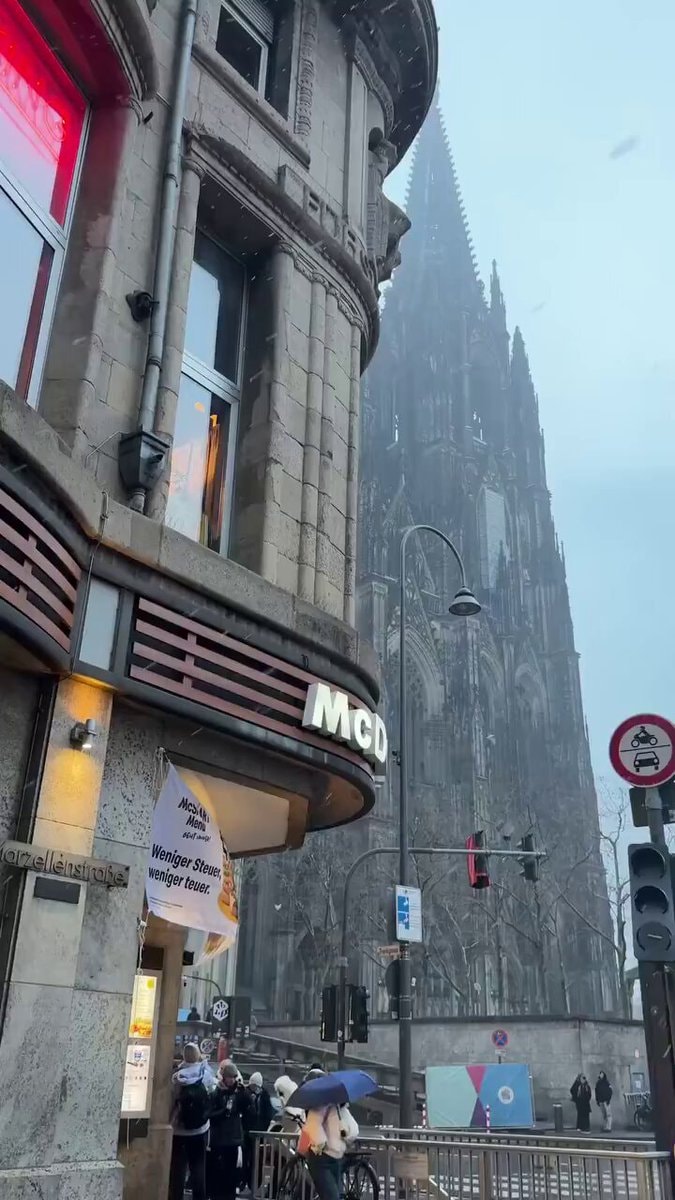 McDonald's storefront with cathedral view