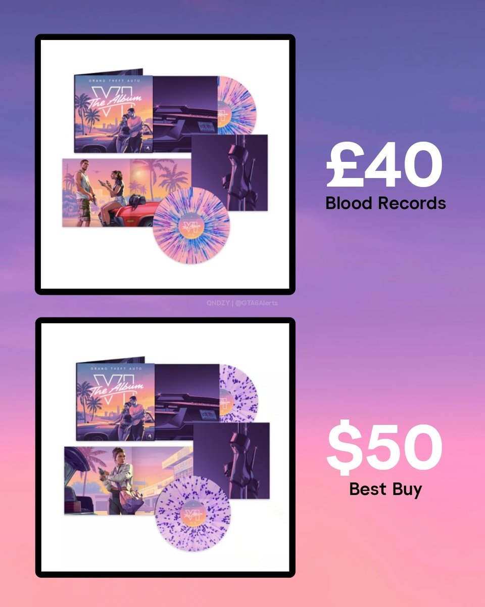 GTA 6: The Album vinyl prices