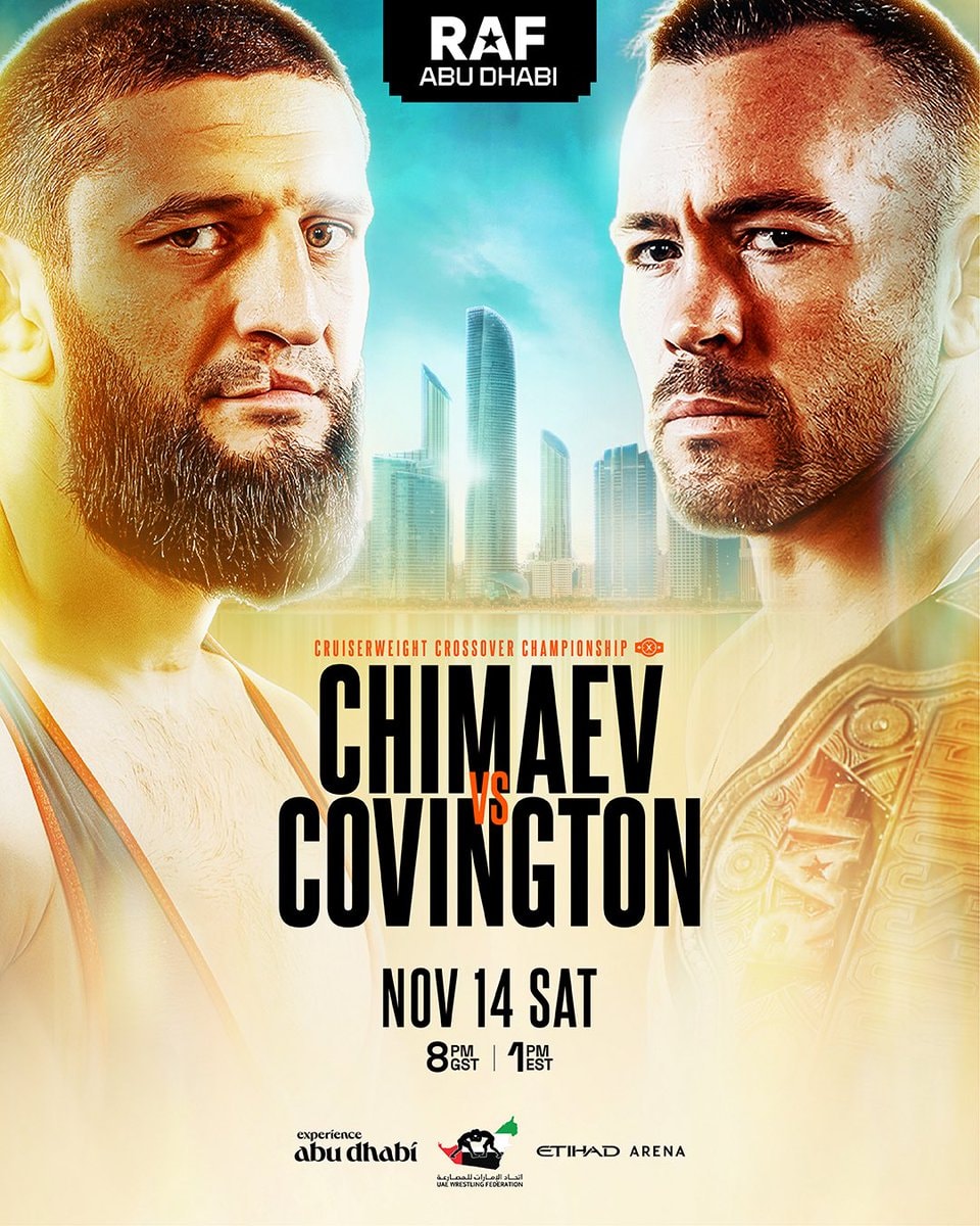 Khamzat Chimaev vs Colby Covington RAF Abu Dhabi