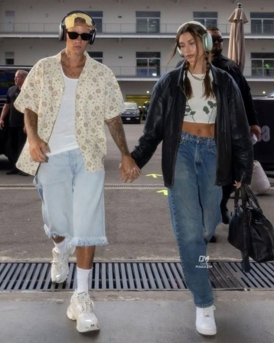 Hailey and Justin Bieber couple style