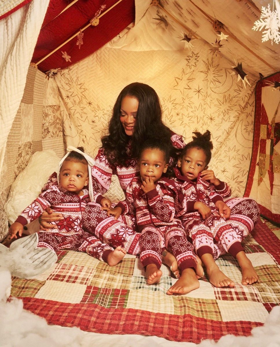 Rihanna with RZA Riot and Rocki (photo 2 of 2)