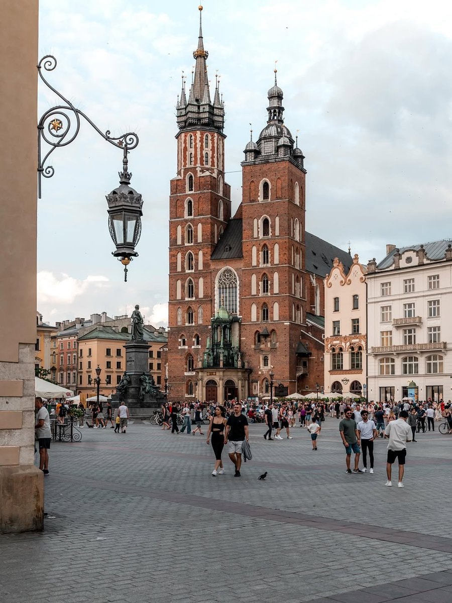 Krakow Poland city square Krakow Poland city square