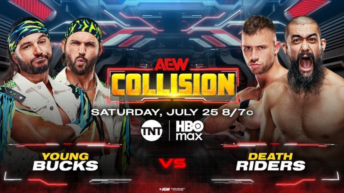 Young Bucks vs Daniel Garcia & Wheeler Yuta AEW Collision Young Bucks vs Daniel Garcia & Wheeler Yuta AEW Collision