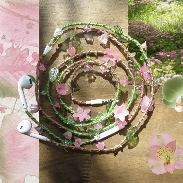 clover spiral with pink flowers (photo 4 of 4)