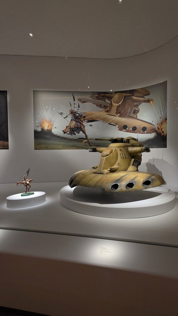 Phantom Menace miniatures at Lucas Museum
