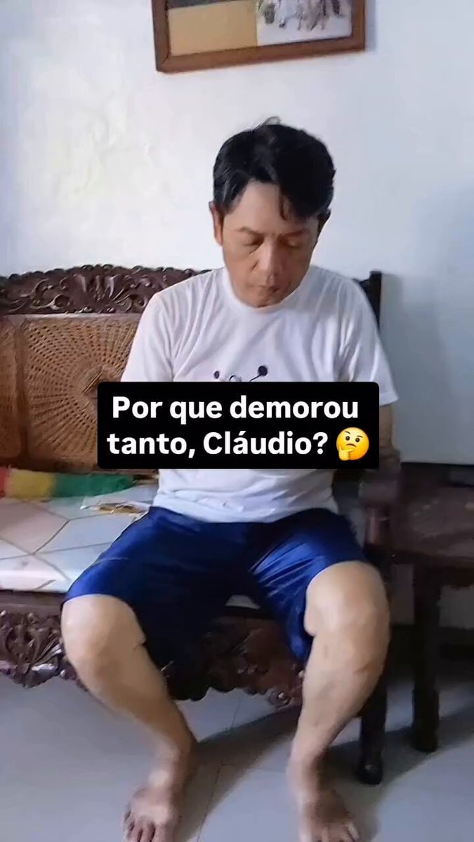 Cláudio cat talk moment