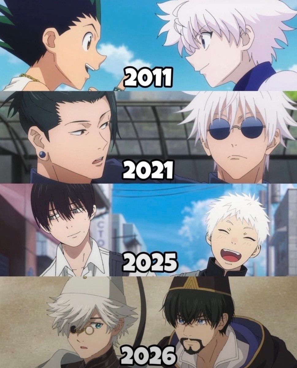 Black x White hair duo timeline