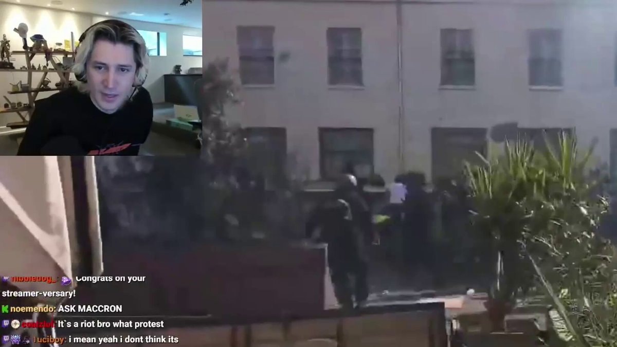 xQc hypothetical president riot response xQc hypothetical president riot response