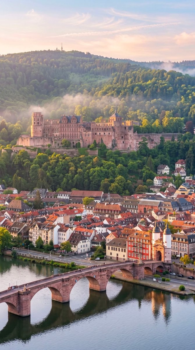 Heidelberg Germany castle view