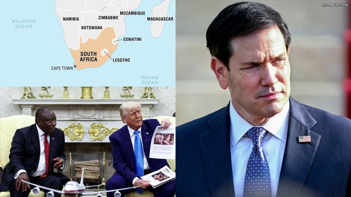 Marco Rubio South Africa visa restrictions