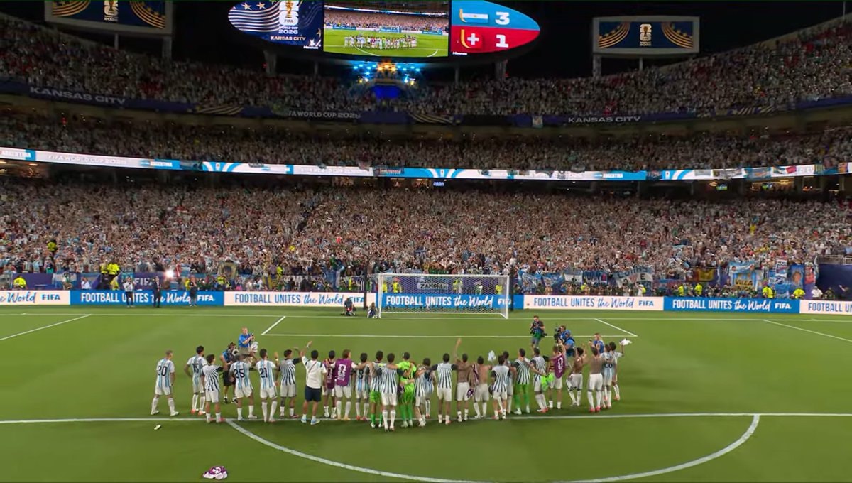 Argentina World Cup semifinal celebration