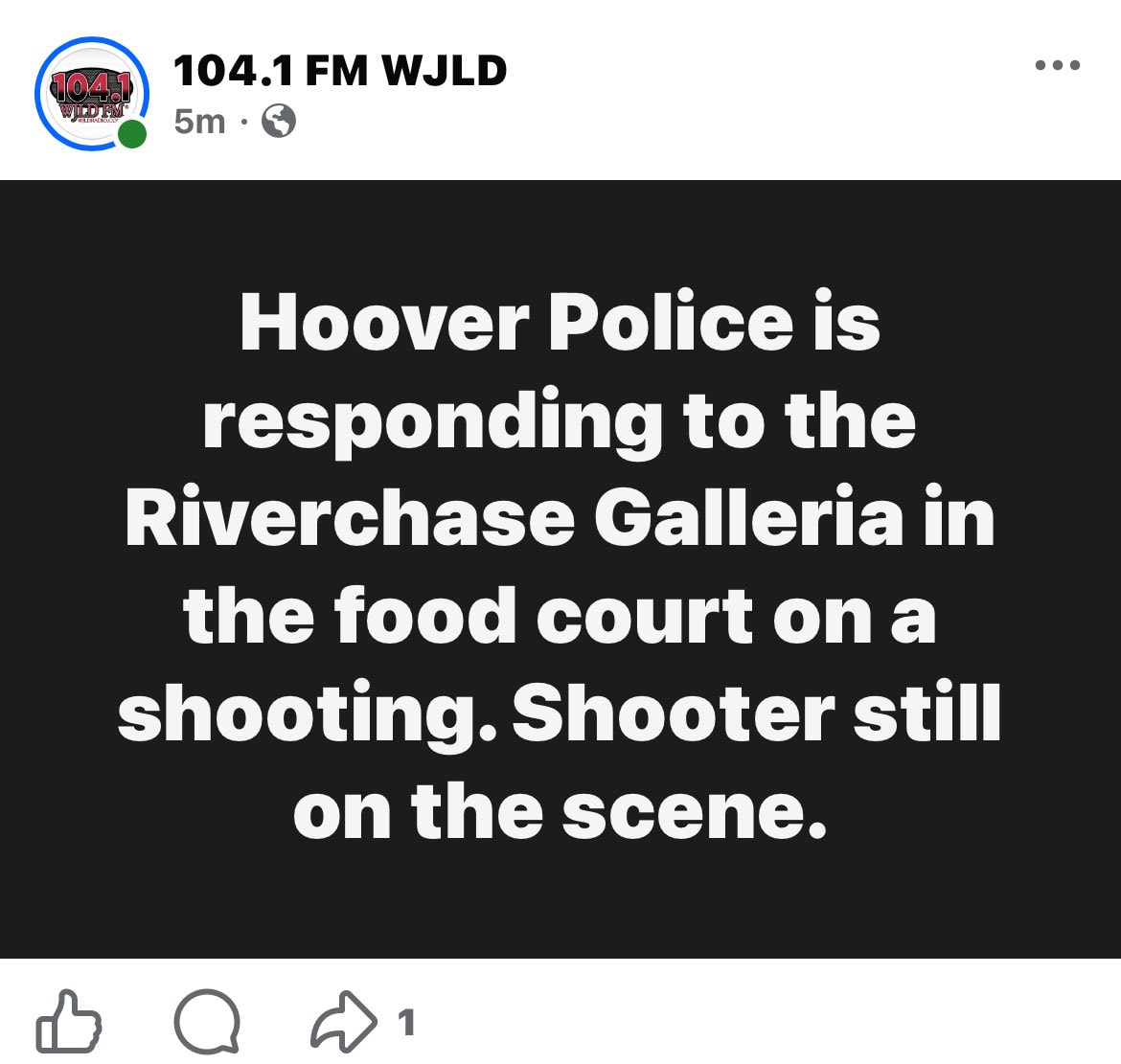Riverchase Galleria shooting Hoover