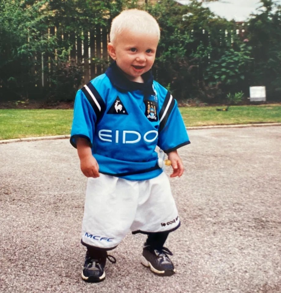 Erling Haaland childhood Man City photo Erling Haaland childhood Man City photo