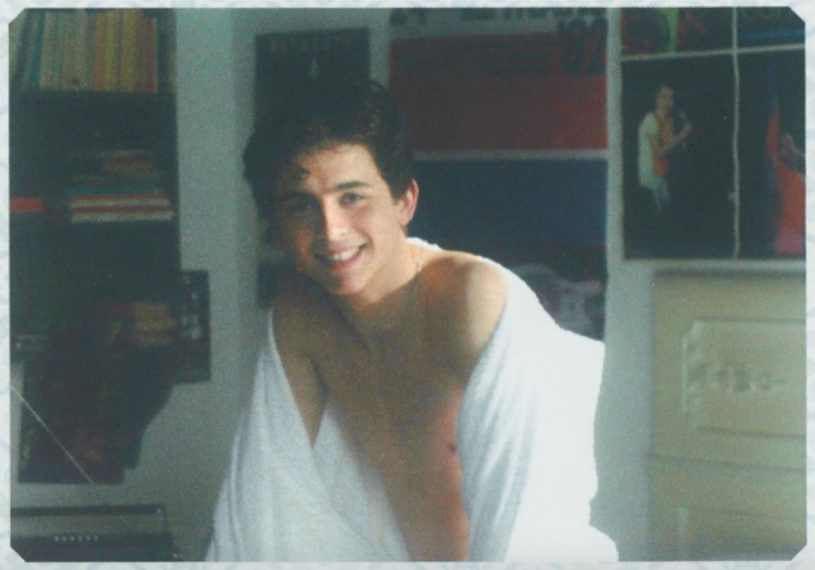 Timothée Chalamet Call Me By Your Name set