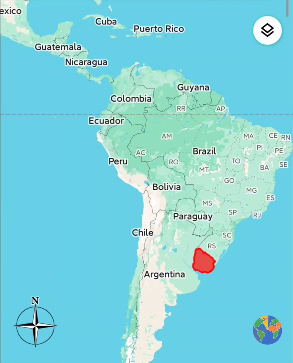 Uruguay map comparison