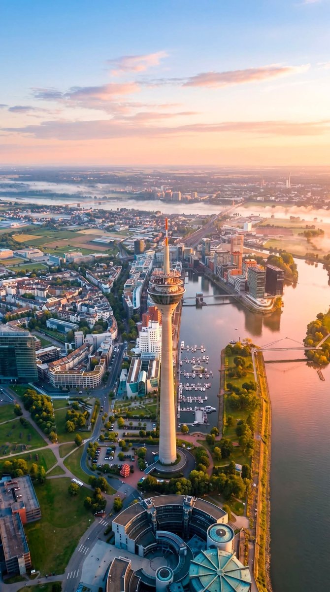 Düsseldorf Germany skyline