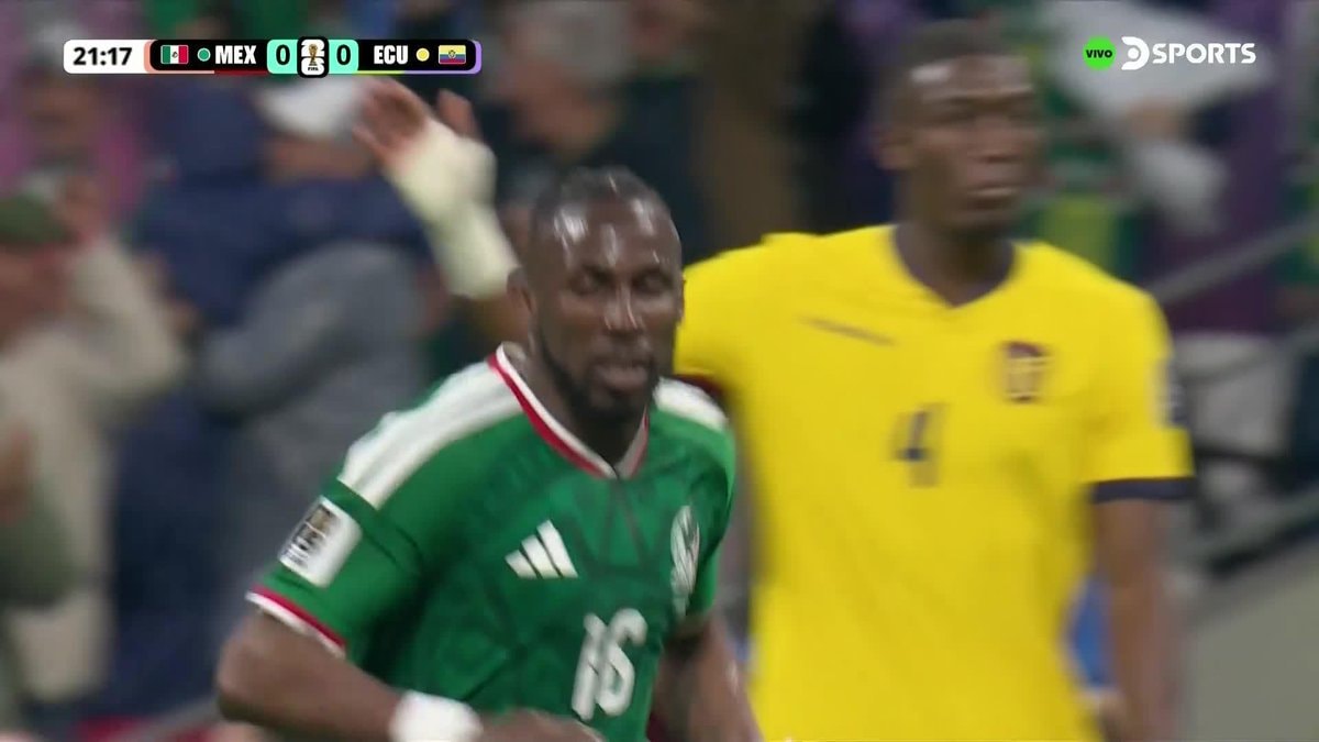 Julián Quiñones goal Mexico vs Ecuador 2026 World Cup