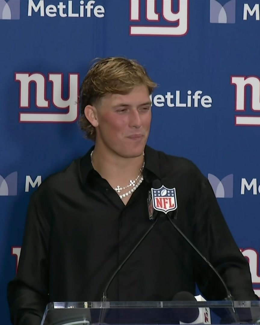 Jaxson Dart on John Harbaugh and Malik Nabers