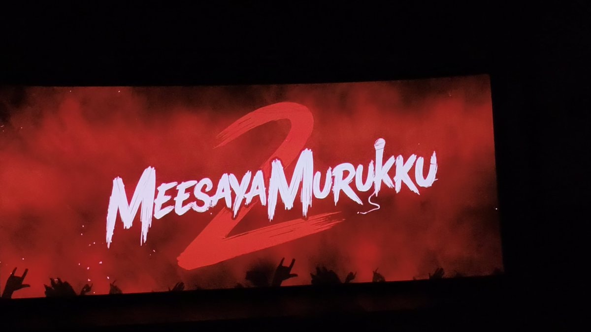 Meesayamurukku 2 title card Meesayamurukku 2 title card