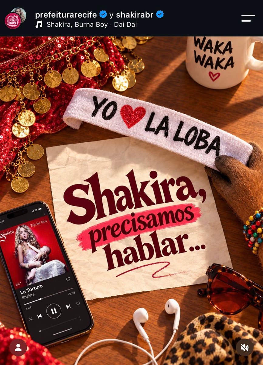 Shakira Recife surprise