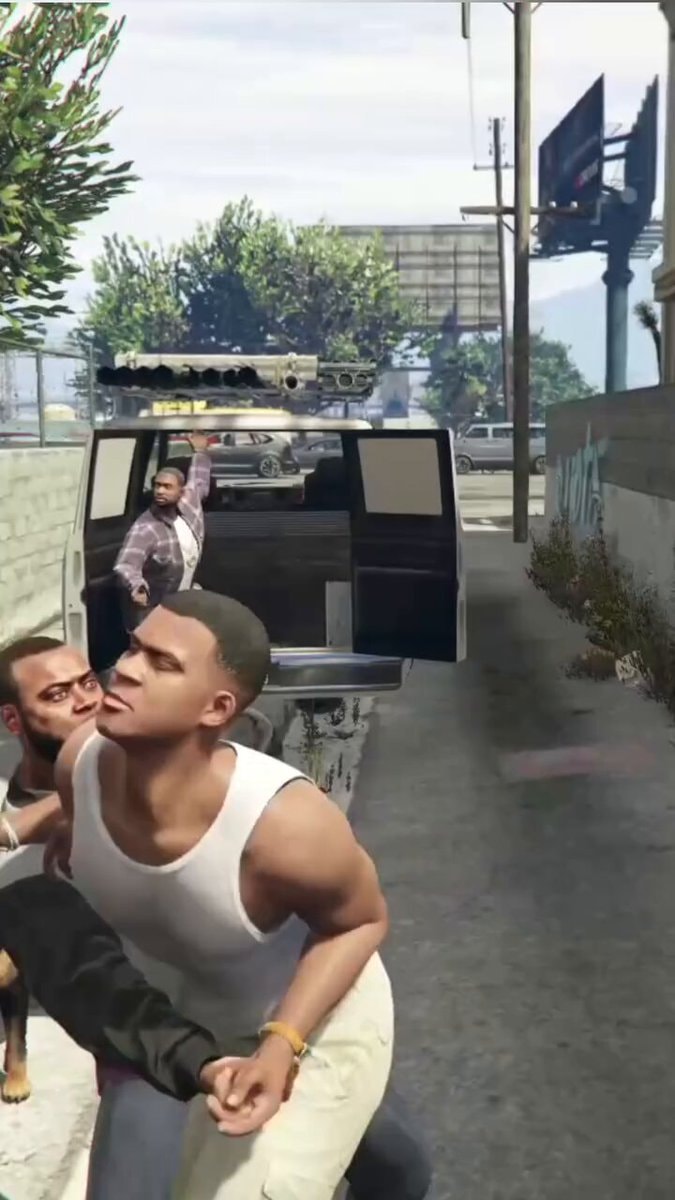 Chop and Michael rescuing Franklin