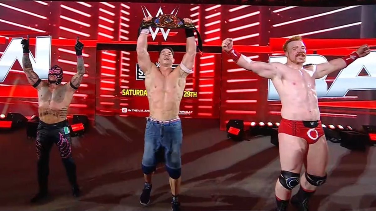 John Cena final RAW match Sheamus