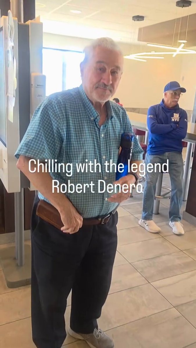 Robert De Niro McDonalds sighting