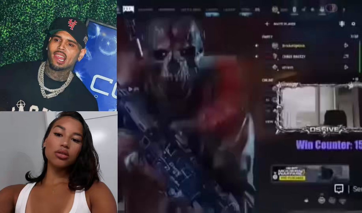 Chris Brown Call of Duty stream Chris Brown Call of Duty stream