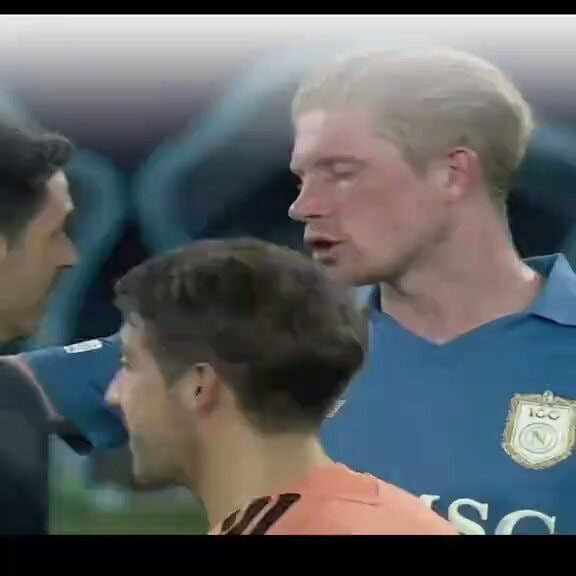 soccer player push during match