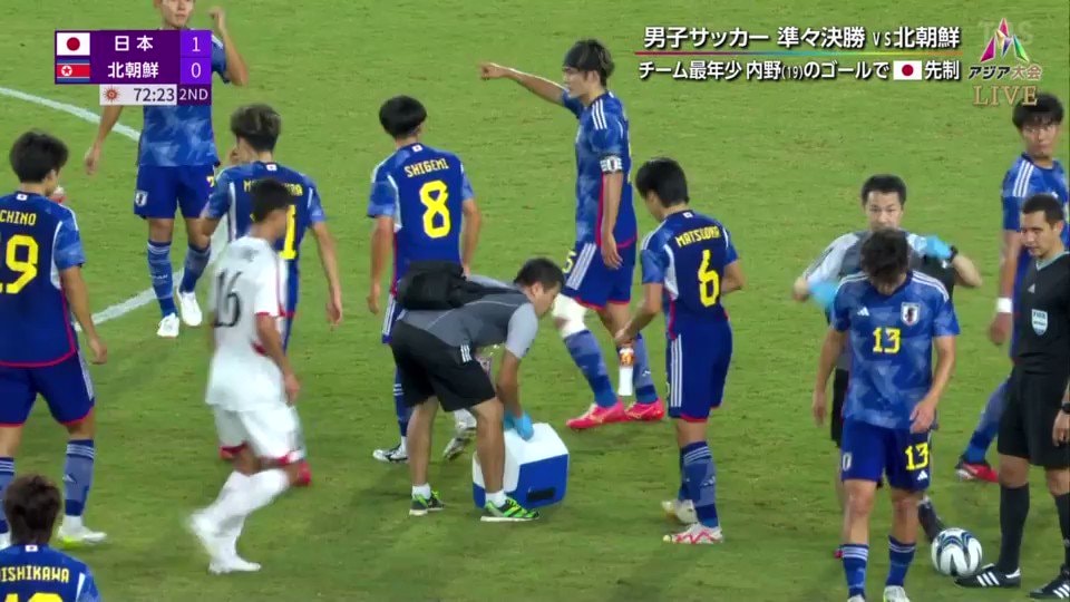 North Korean player altercation with Japanese staff