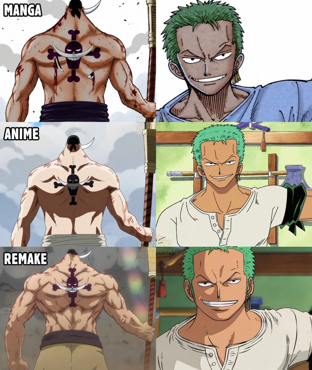 Zoro One Piece style comparison