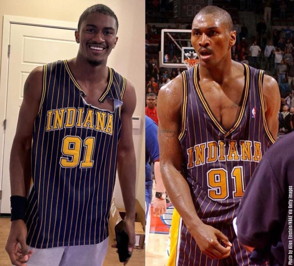 Ron Artest III Malice at the Palace costume