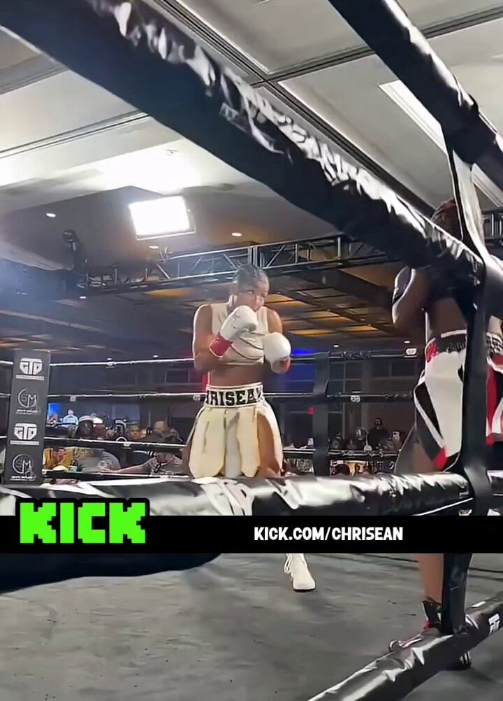 Chrisean Rock first pro boxing win