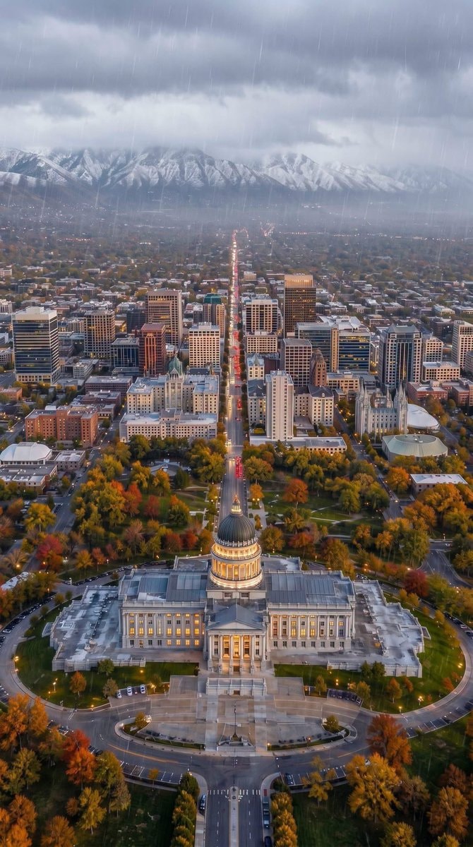 Salt Lake City Utah capitol building
