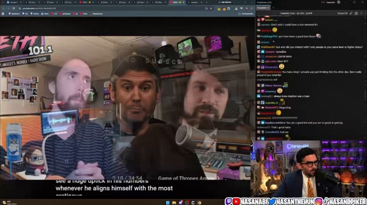 Hasan critiques Ethan Klein on watch displays