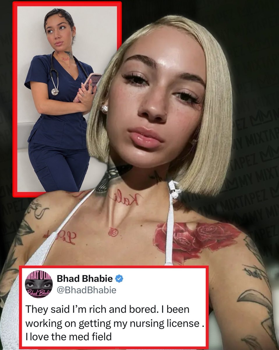 Bhad Bhabie nurse career update