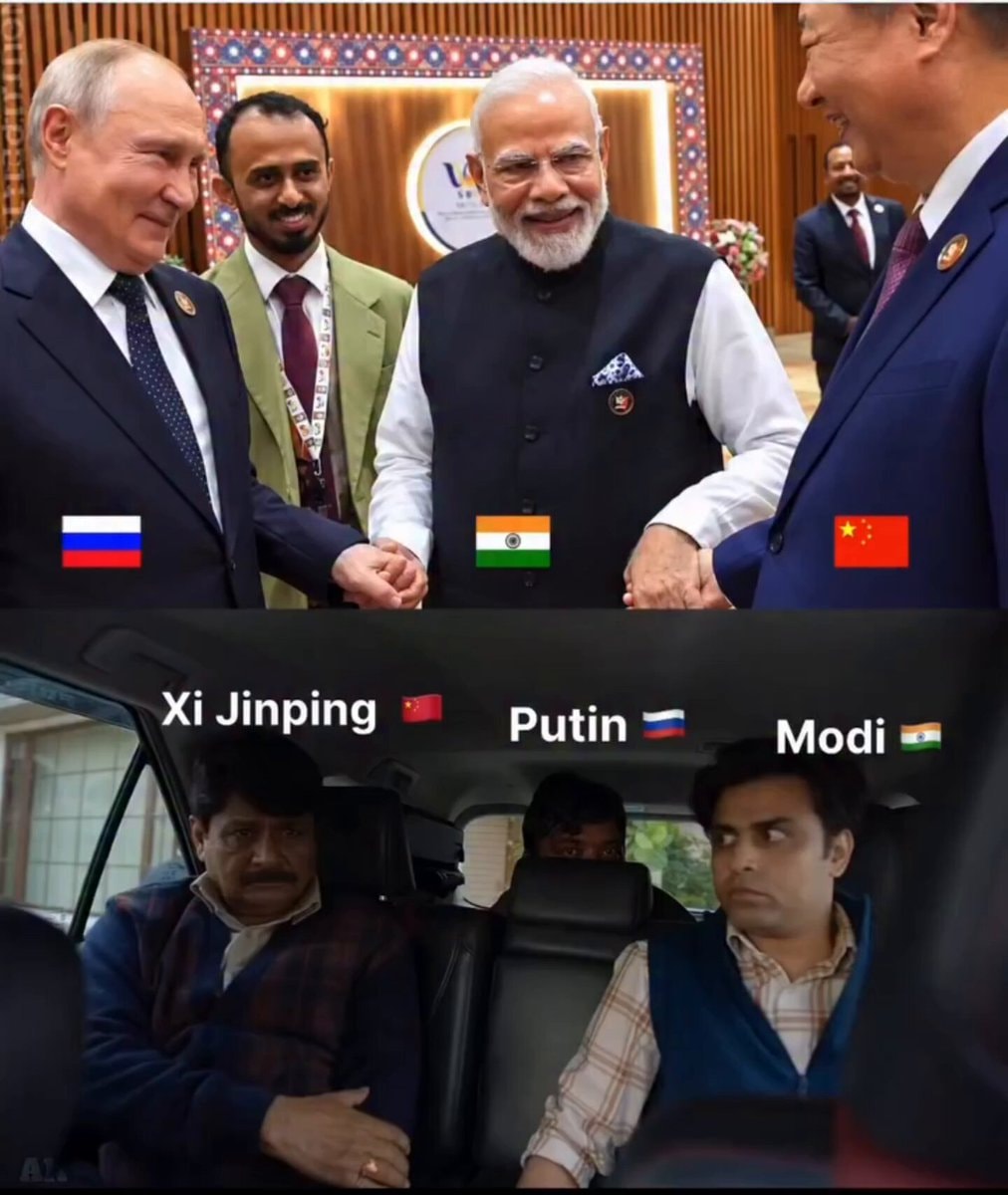 BRICS leaders handshake meme