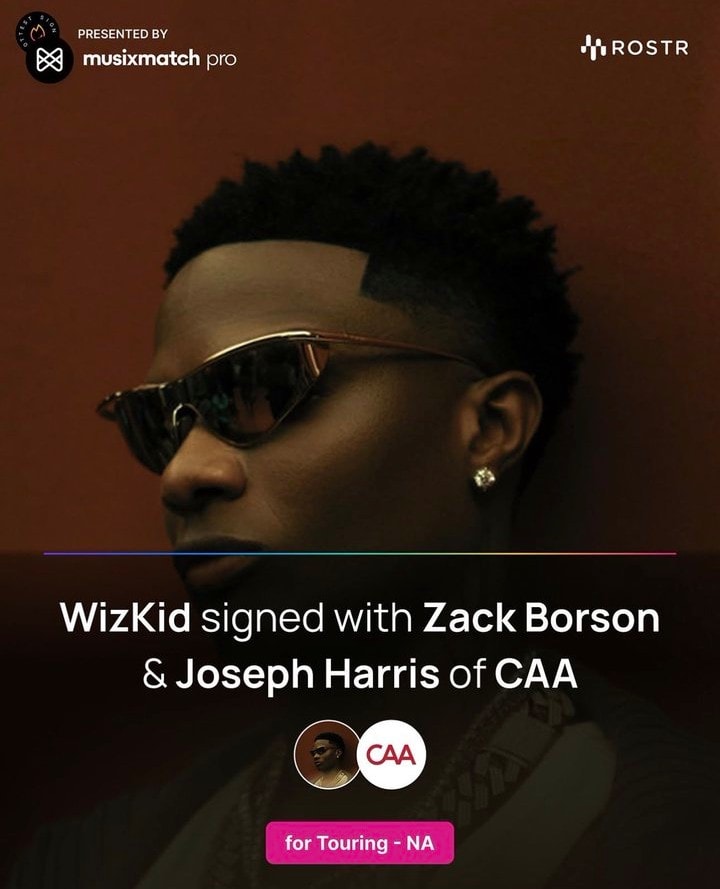 Wizkid CAA North America tour