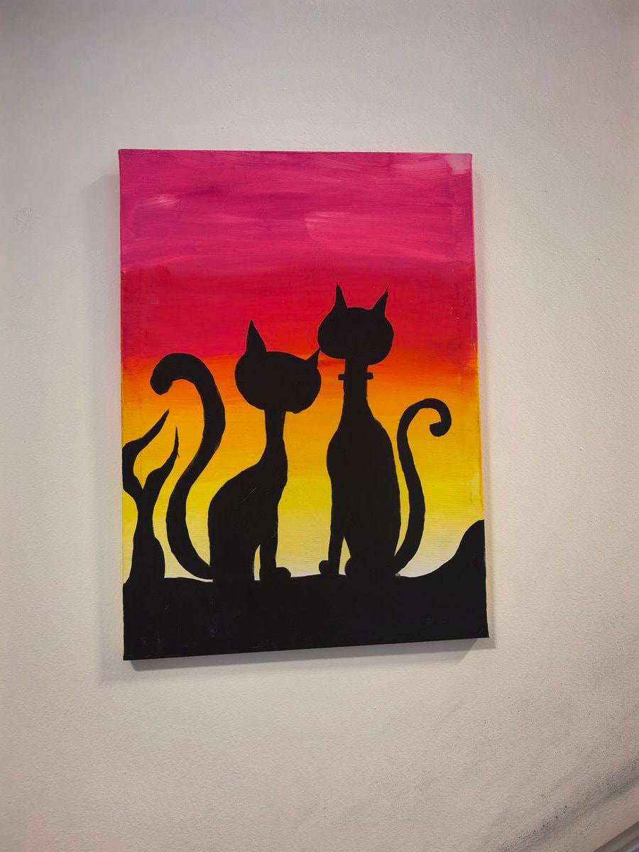 Big Art from Little Hands painting