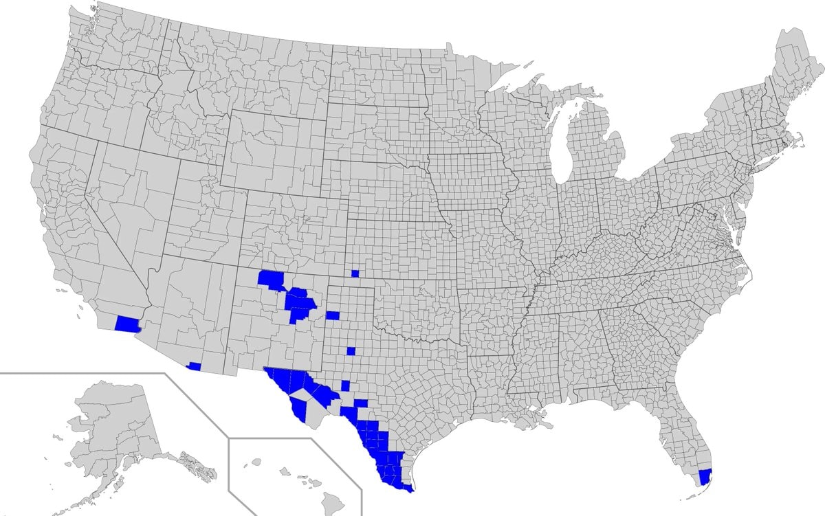 Spanish-speaking majority US counties map Spanish-speaking majority US counties map