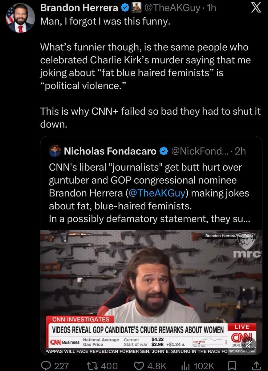 Brandon Herrera addresses CNN GOP investigation
