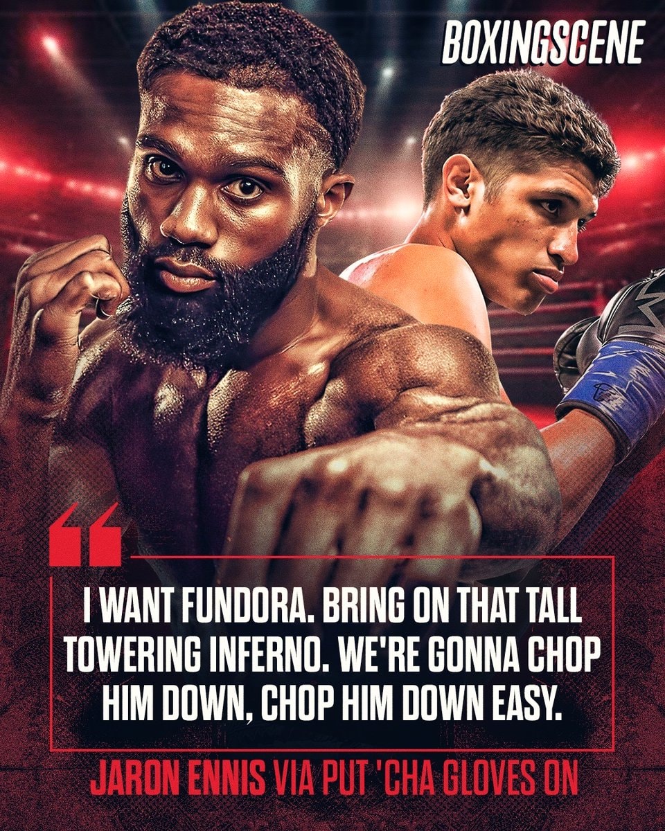 Jaron Ennis Sebastian Fundora unification