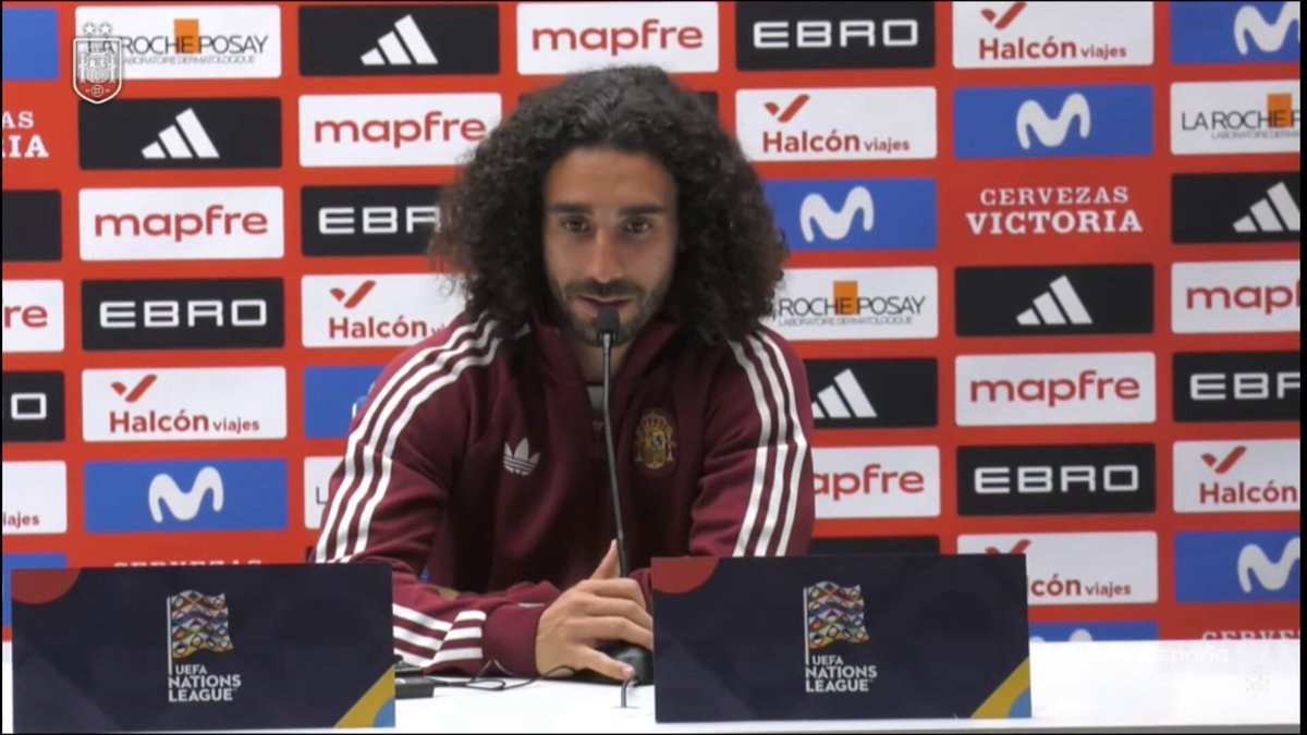 Marc Cucurella Adidas press conference