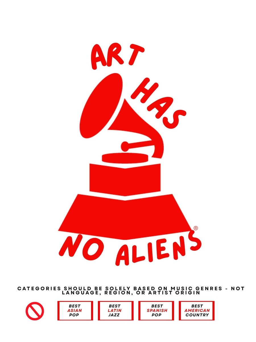 ART HAS NO ALIENS Grammy categories ART HAS NO ALIENS Grammy categories