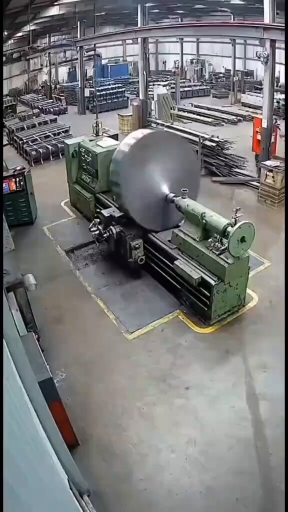 factory machine at work